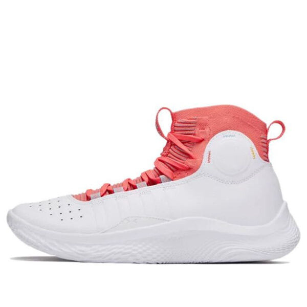 

Кроссовки curry 4 flotro 'white red' Under Armour, белый