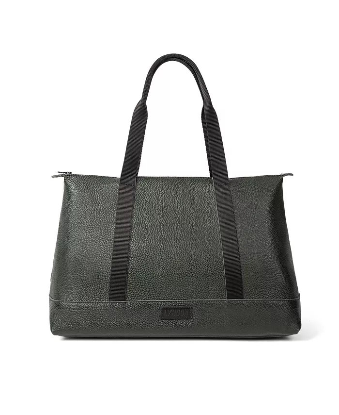 

Дорожная кожаная сумка Weekender от Lyndon, зеленый