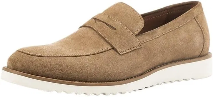 Мокасины замшевые Classic Loafer Flats Boat Shoes, бежевый UOPYNE