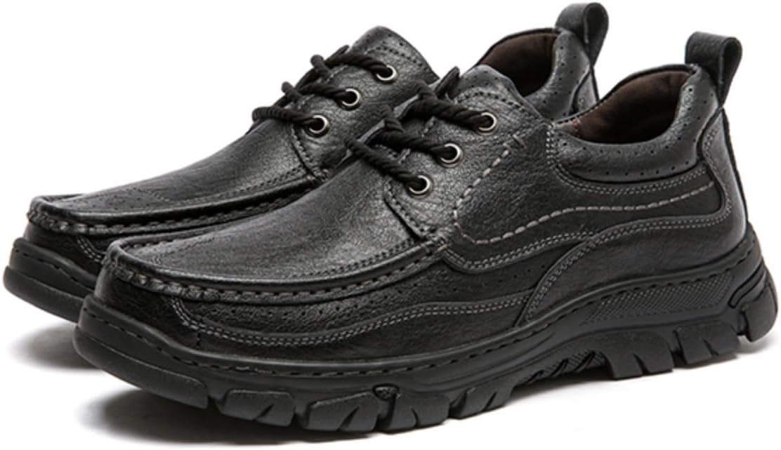 

Мужские мокасины без шнурков - мягкие, легкие, дышащие и удобные, идеально подходят для ежедневных прогулок, дел по дому и повседневного образа- легко надеваются для стиля на ходу Aokisx, черный