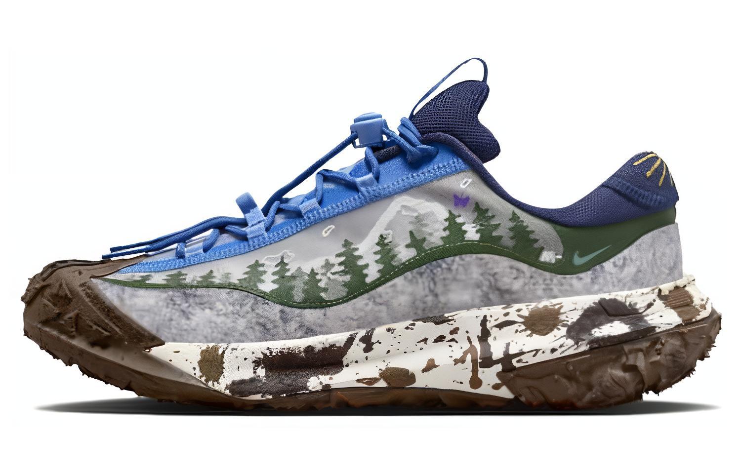 

Doernbecher Freestyle ACG Mountain Fly 2 Low "Garrett" Nike, синий серый коричневый