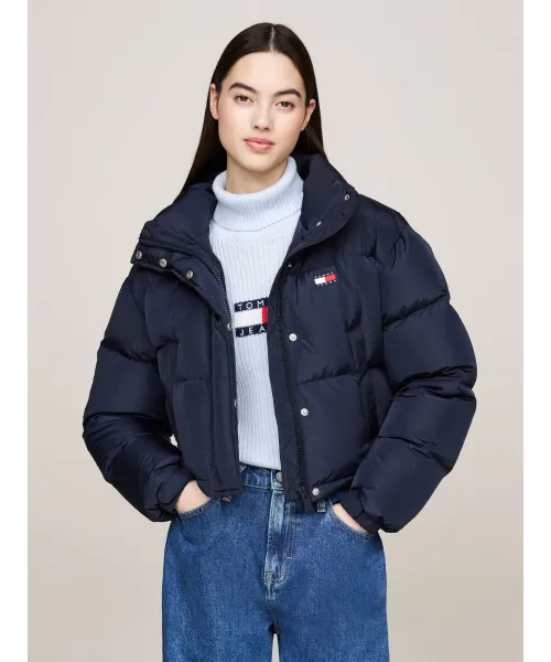 

Пуховик Cropped fit Tommy Jeans, синий