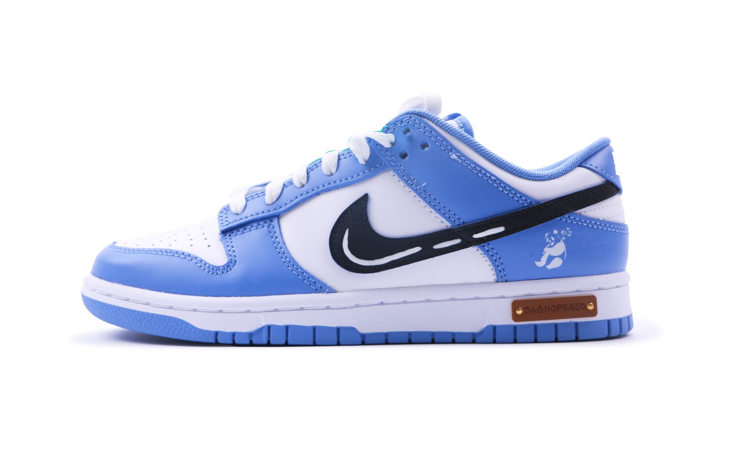 

Кроссовки Nike Dunk Skateboarding Shoes Men Low-top Blue/black, черный