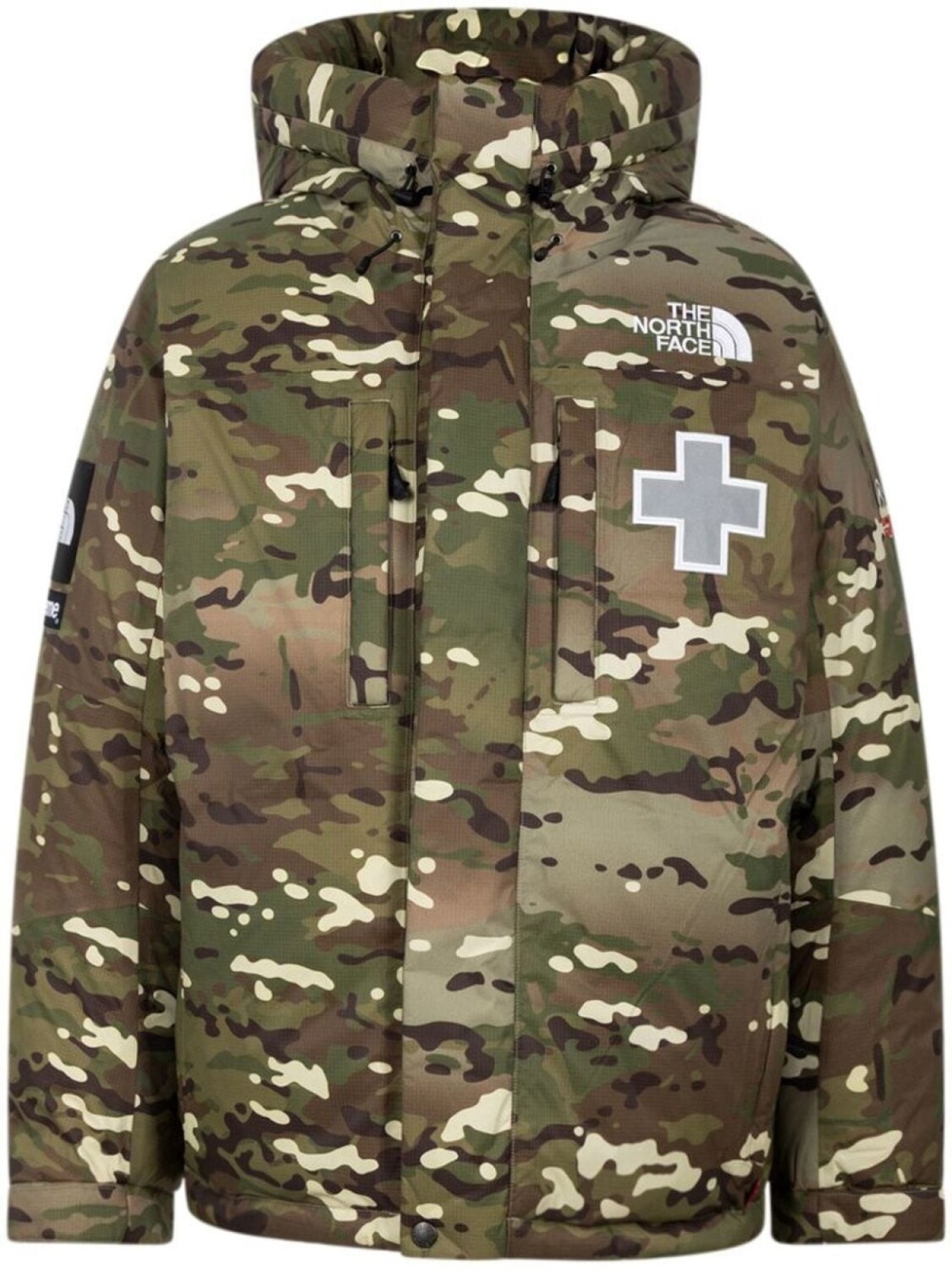 

Supreme куртка Summit Series Rescue Baltoro из коллаборации с TNF, коричневый