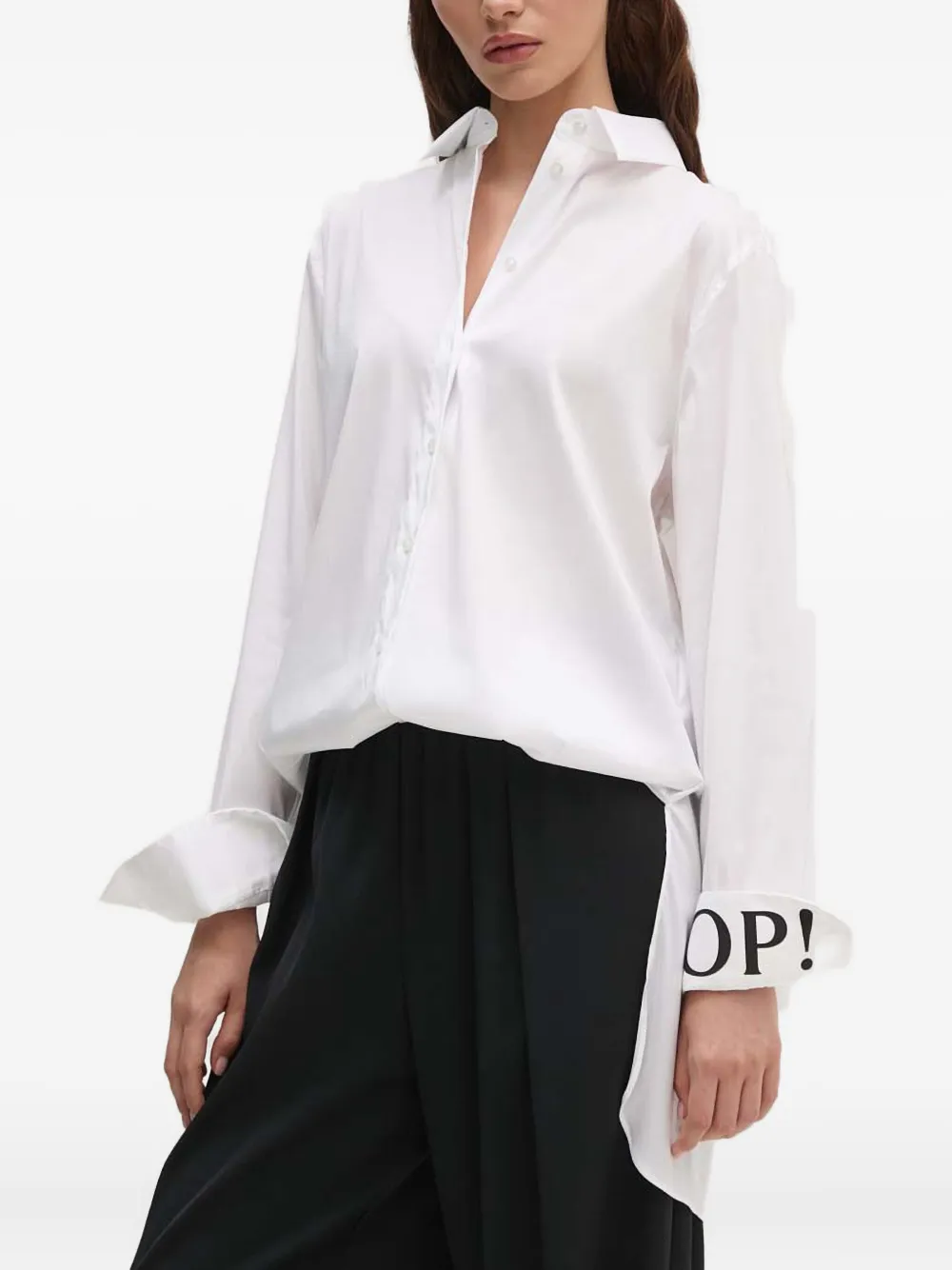 

Рубашка с длинными рукавами и логотипом Joop!, белый