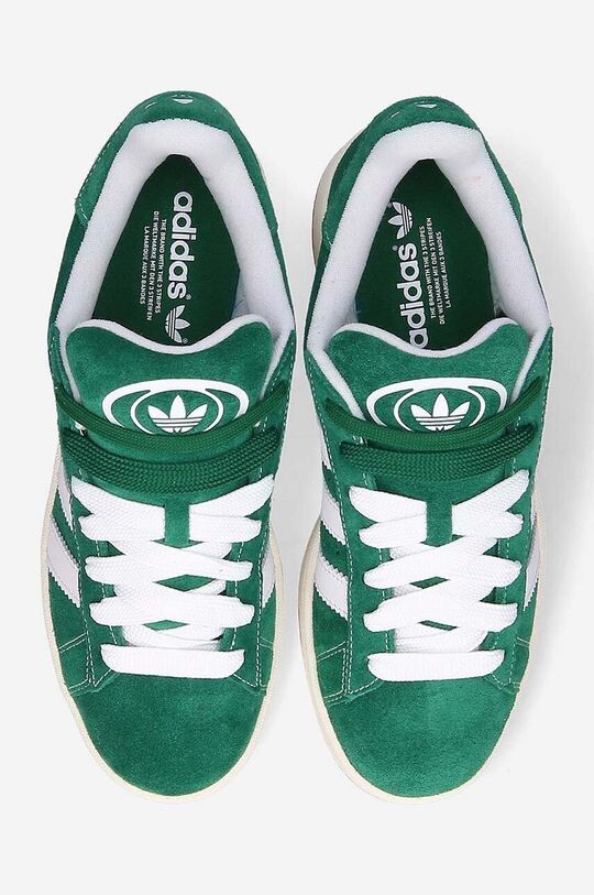 Замшевые кроссовки Campus 00s adidas Originals, зеленый — фото 4