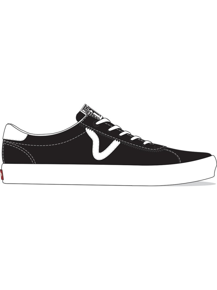 

Кроссовки на шнуровке Vans Sneaker, черный