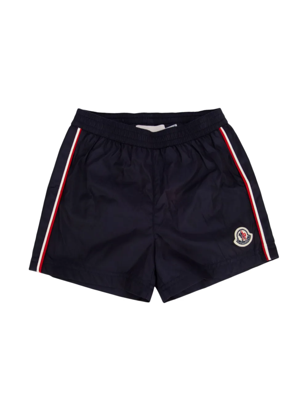 

Плавки-шорты с нашивкой-логотипом Moncler Enfant, синий