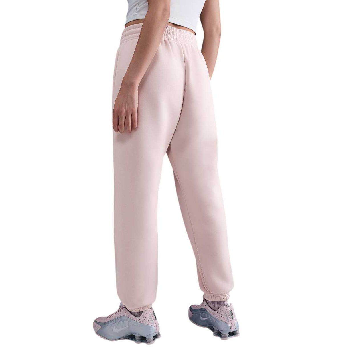 Спортивные вязаные спортивные штаны women's Nike, розовый — фото 3