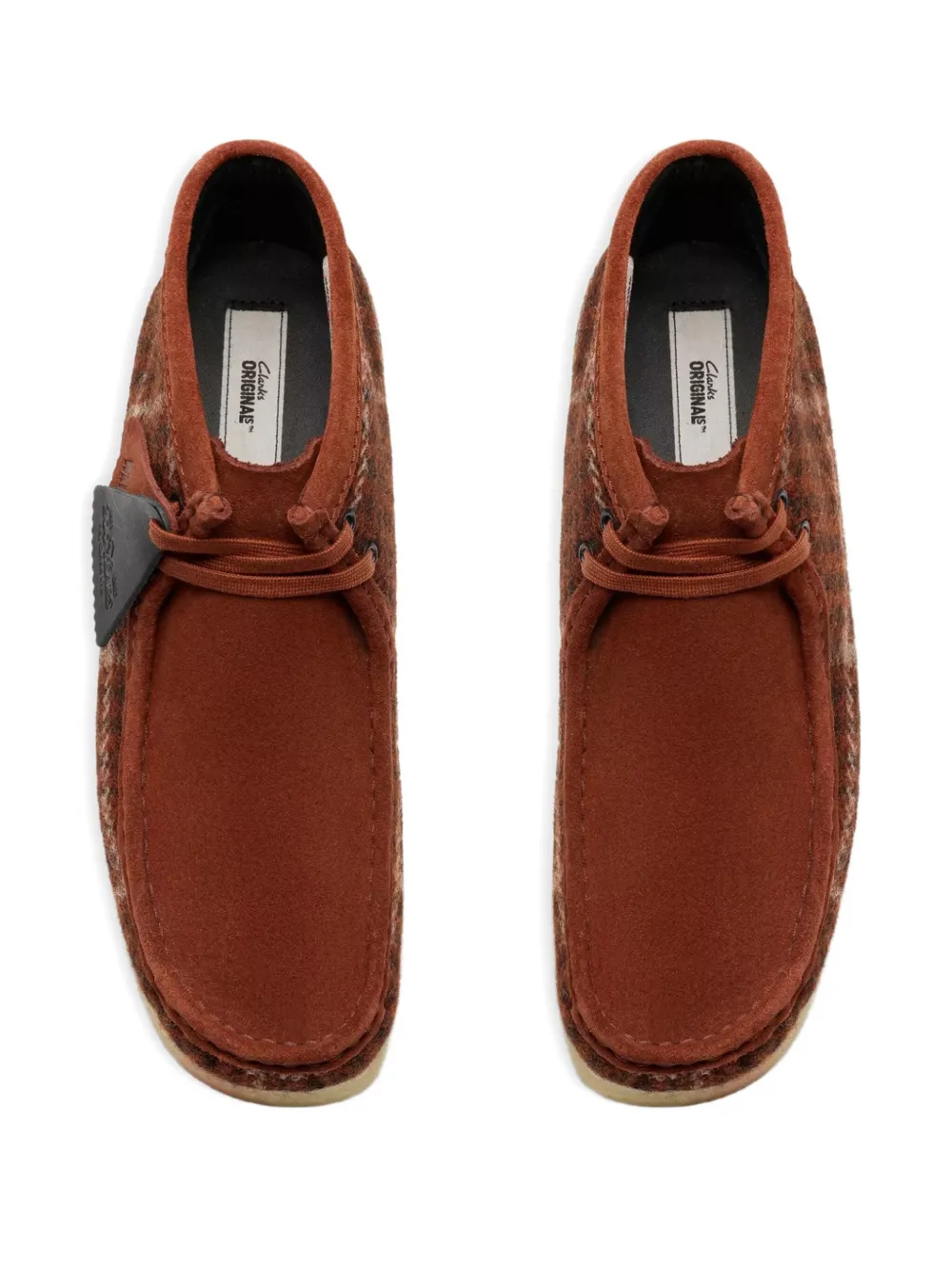Твидовые ботинки Clarks Originals, коричневый — фото 4