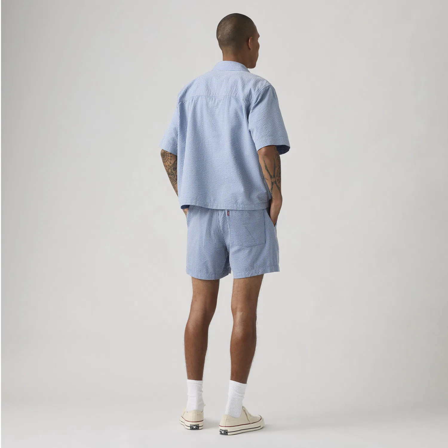 Мужские шорты Easy Seersucker 6 дюймов Levi's, Blue — фото 3