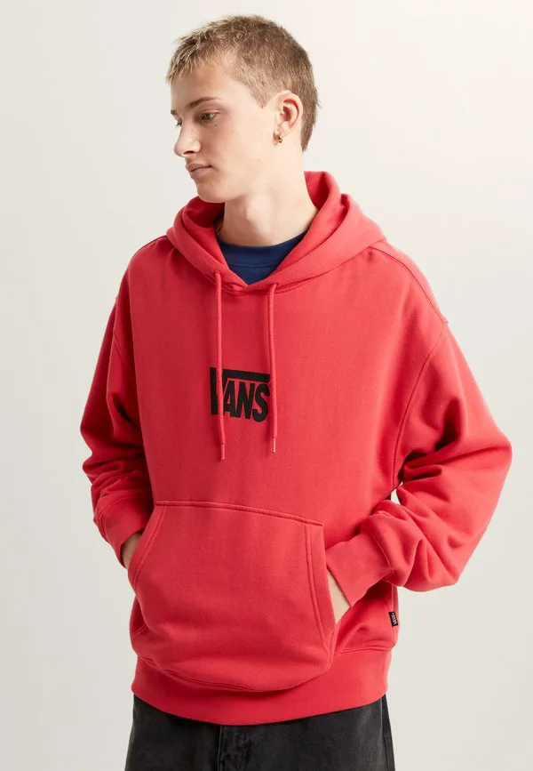 

Худи с эластичным логотипом Vans, Medium Red, Красный, Худи с эластичным логотипом Vans, Medium Red
