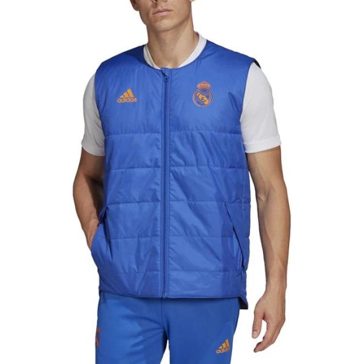 Adidas Футболка Real Madrid мужская синяя — фото 3