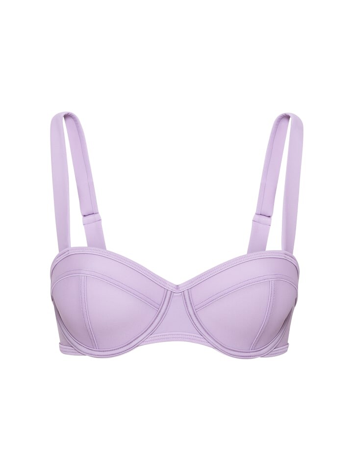 

Верх бикини LSCN BY LASCANA Bügel-Bikini-Top, фиолетовый