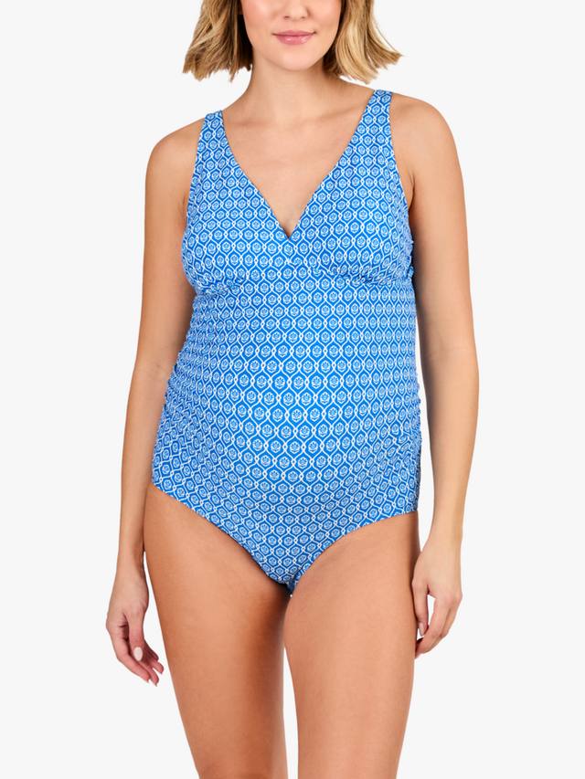 

Батик V-образный вырез купальник для беременных JoJo Maman Bébé, Blue