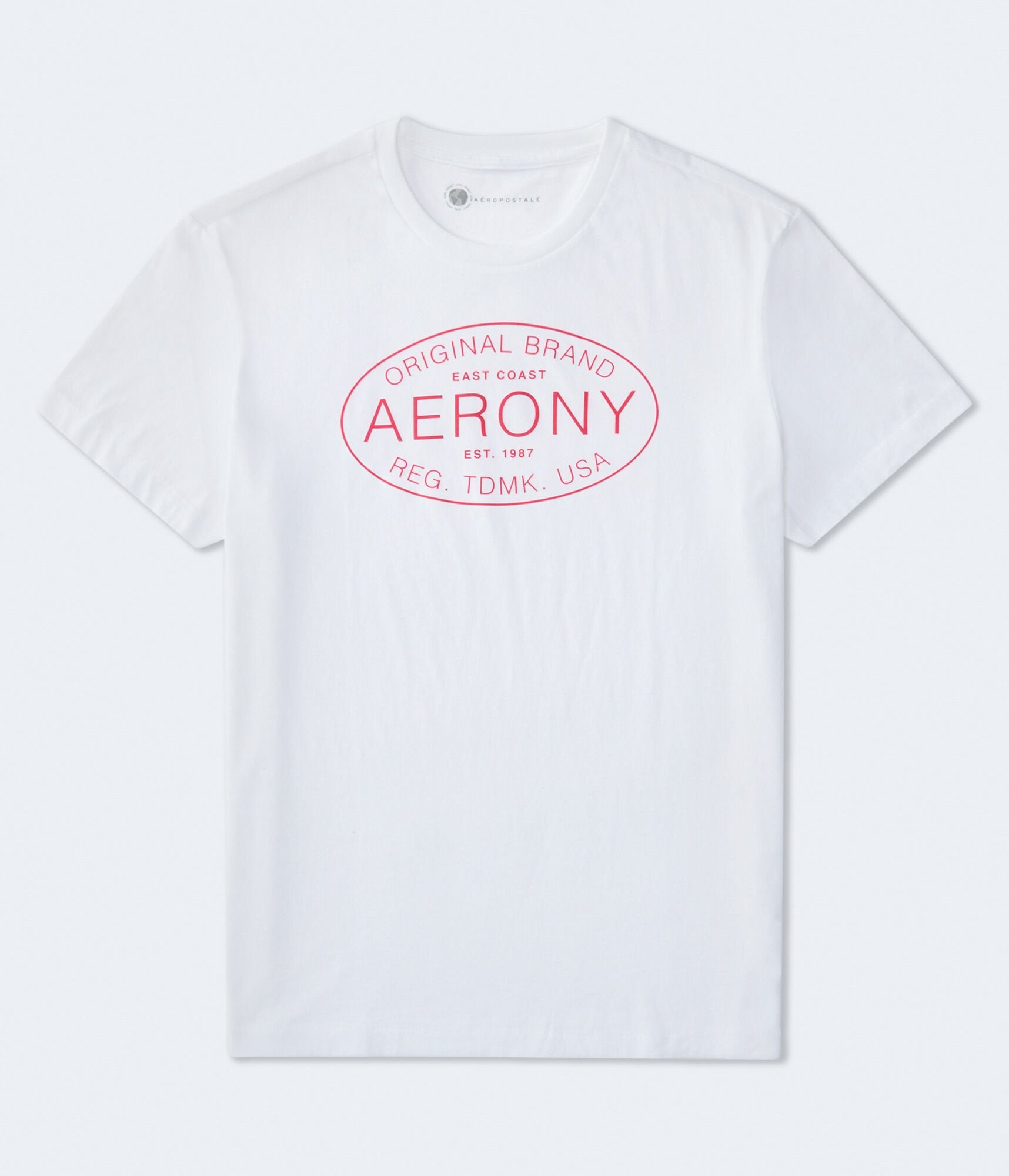 

Футболка Aeropostale Ny с овальным логотипом, цвет bleach