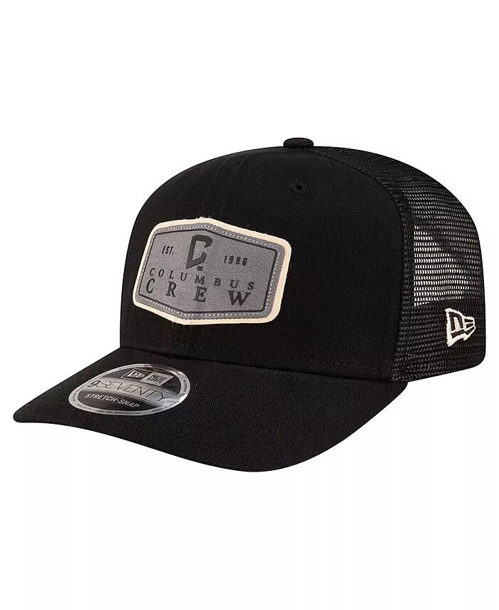 

Мужская черная кепка Columbus Crew с надписью 9SEVENTY Trucker Stretch-Snap Adjustable New Era