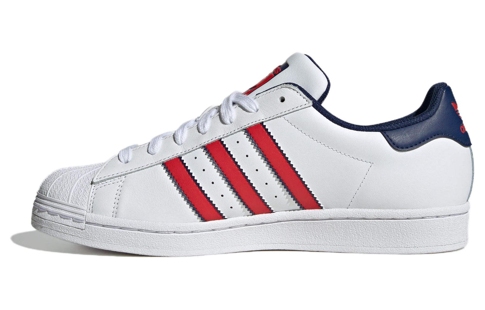 

Adidas originals Superstar Series Обувь для скейтбординга унисекс, White/Red