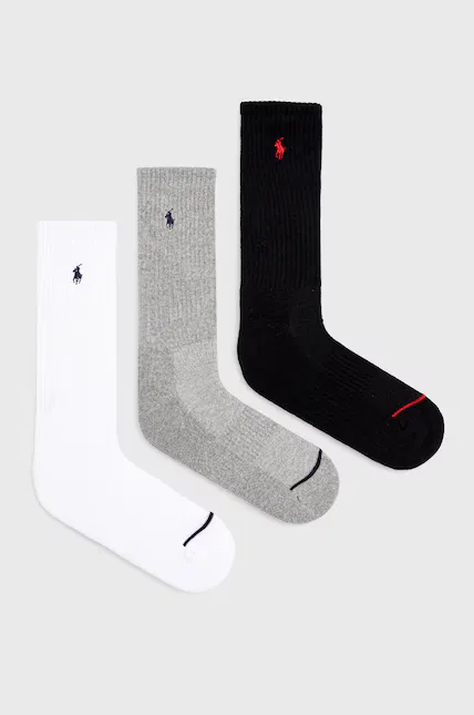 Носки длинные 3 шт Polo Ralph Lauren, мультиколор