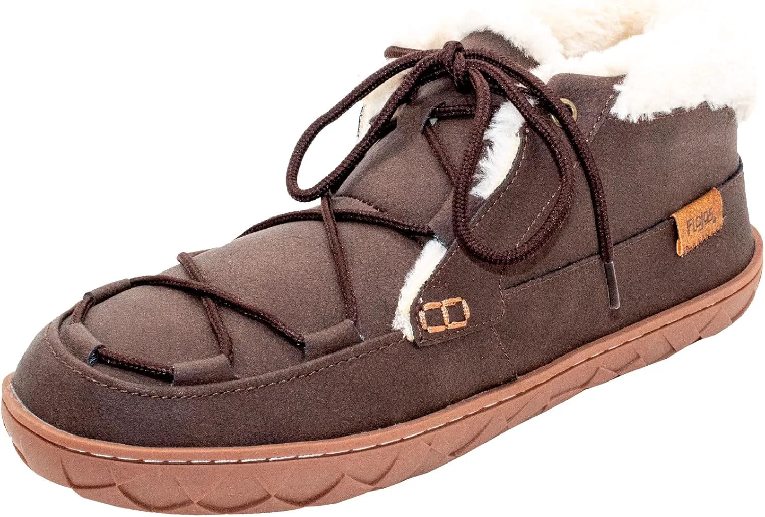 Кроссовки Flojos Unisex Jackal с верхом из искусственной кожи и внутренней отделкой из шерпы, с индивидуальной подошвой, коричневый — фото 4