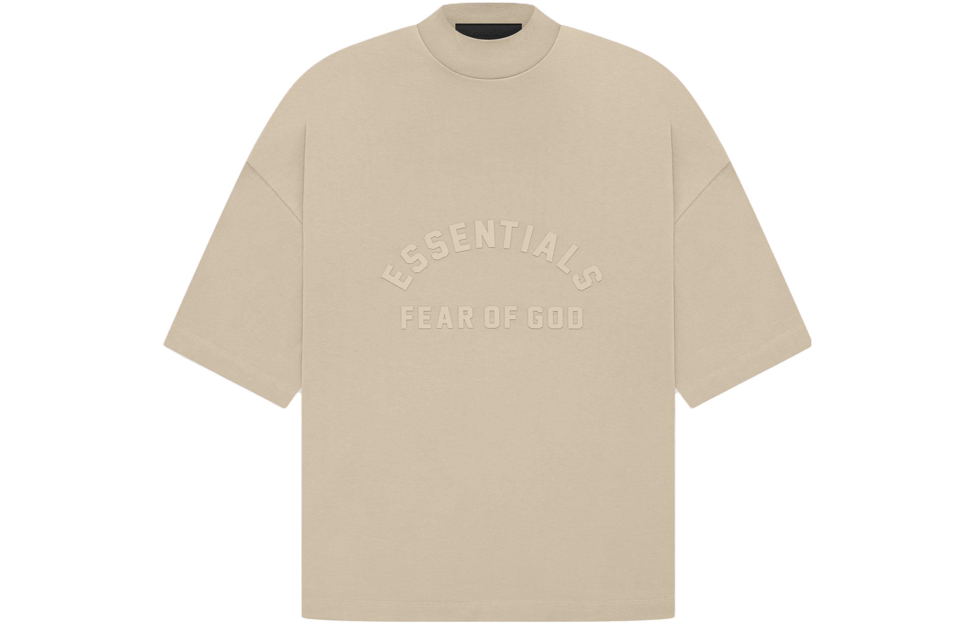 

Футболка женская Fear Of God Essentials, серо-бежевый