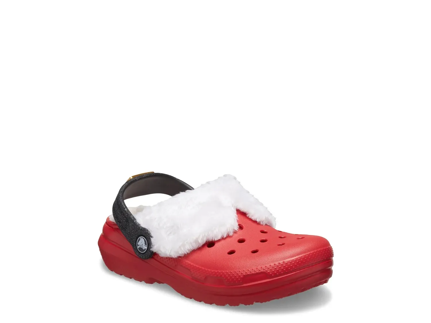 

Crocs Classic Lined Santa Clog - детские, красные, многоцветные