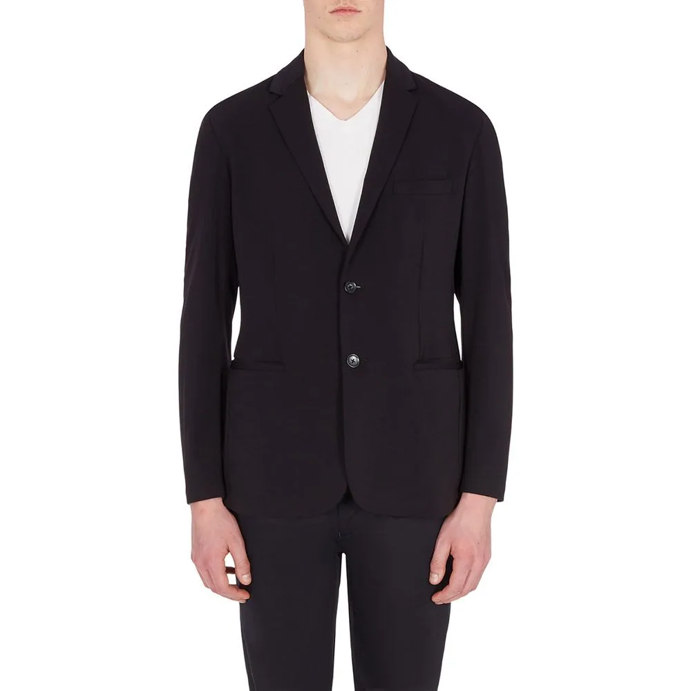 EMPORIO ARMANI SS23 Business Suit Coat Men's Black — фото 3