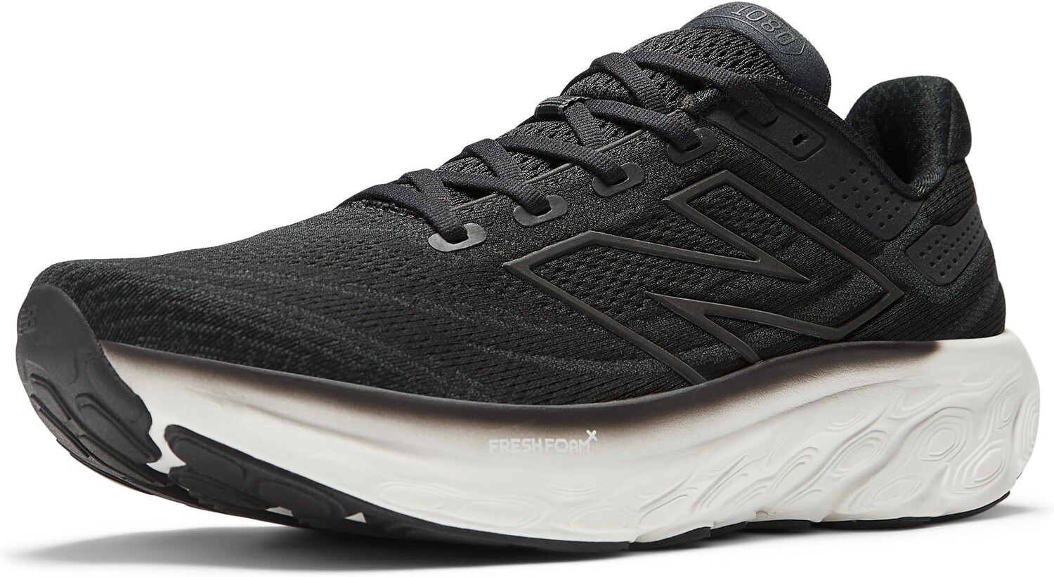 

Кроссовки Fresh Foam X 1080v13 New Balance, цвет Black/White, Белый, Кроссовки Fresh Foam X 1080v13 New Balance, цвет Black/White