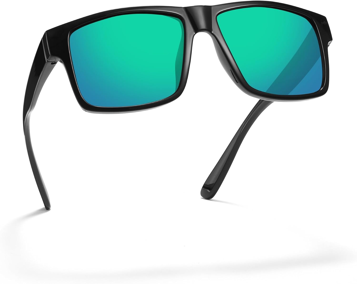 

Солнцезащитные очки XXL размера, очень большие, квадратные, 157 мм, поляризованные, для мужчин с большой широкой головой, TR90, легкие, UV400 PRIVEL, Glossy Black | Polarized Green Mirror