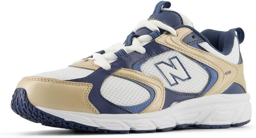 Мужские кроссовки New Balance 408 V1, белый/металлик/индиго
