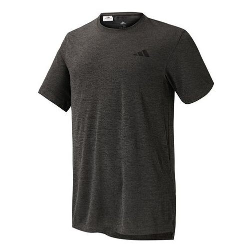 

Футболка 3-bar tech tee logo sports short sleeve black Adidas, черный
