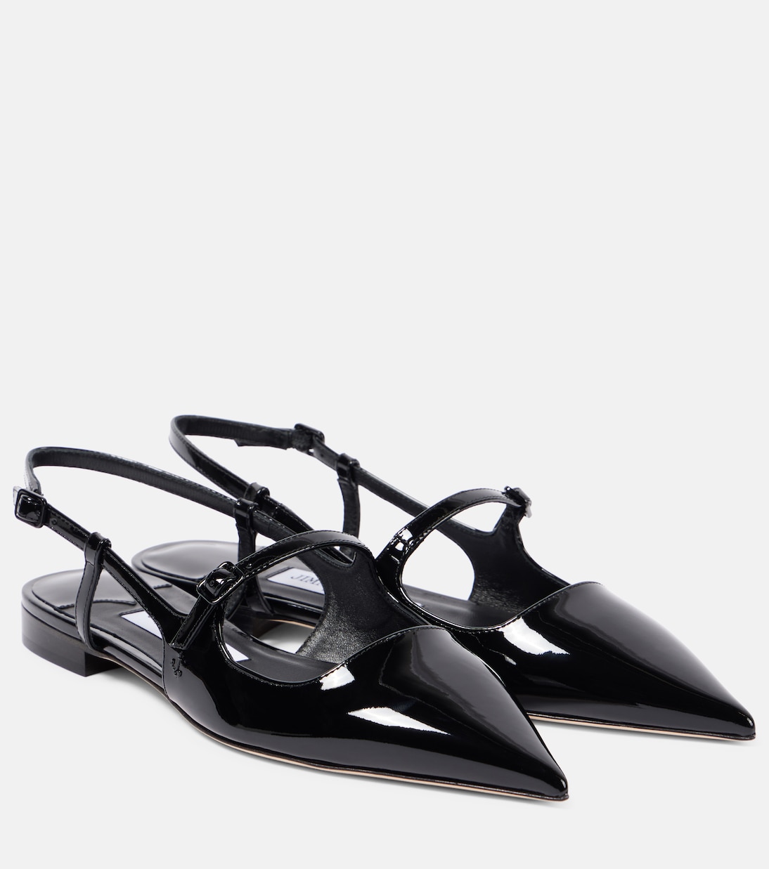 Туфли Мэри Джейн из лакированной кожи Didi Jimmy Choo, черный