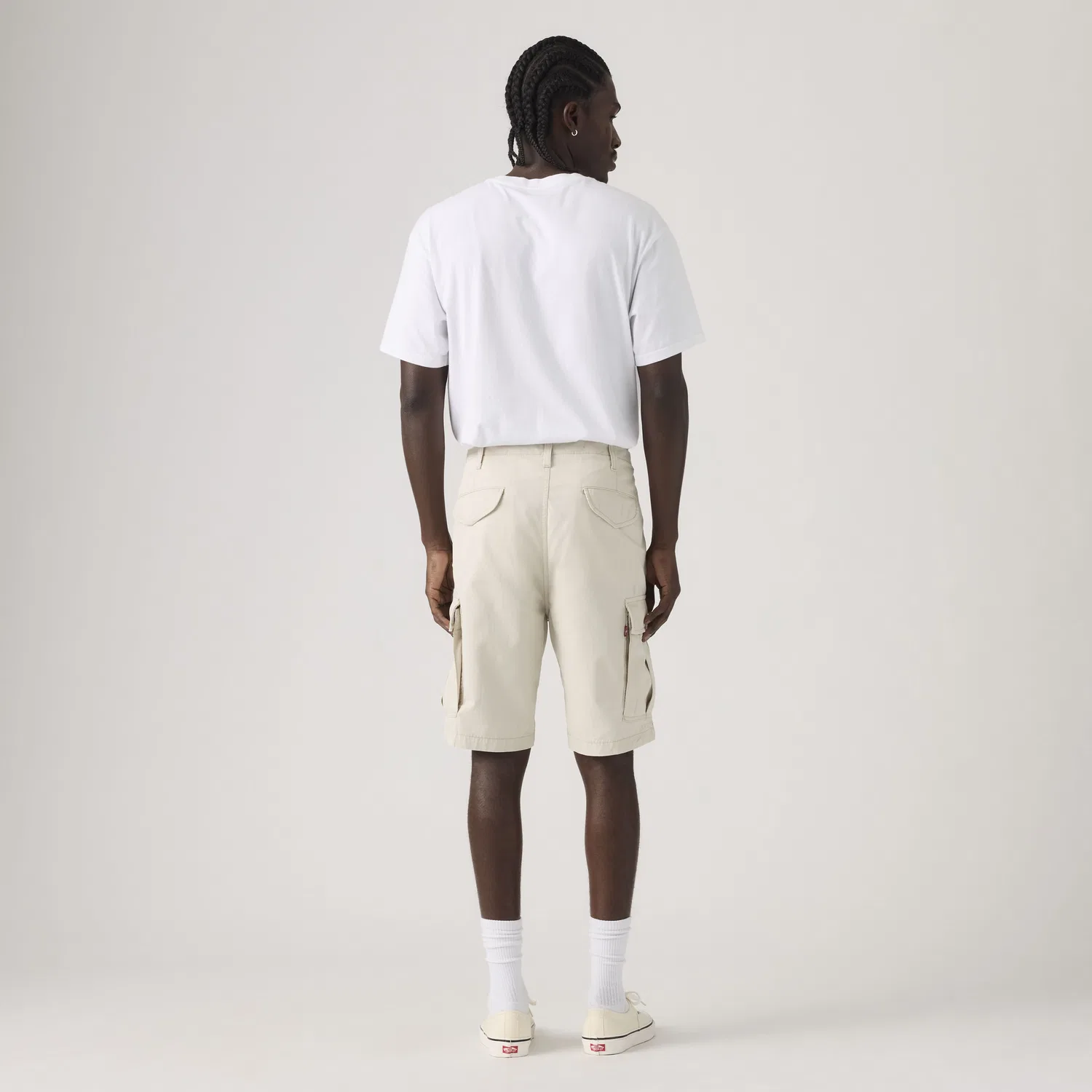 Легкие мужские шорты Carrier Cargo 9 дюймов Levi's, White — фото 3