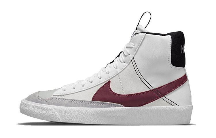Кроссовки Nike Blazer Mid 77 SE GS White Rush Maroon
