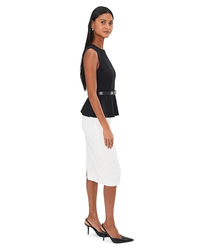 Платье миди Calvin Klein, Black Cream — фото 3