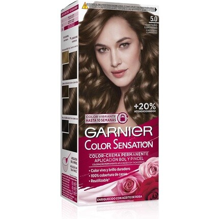 

Краска Color Sensation 200G 5.0 Светящийся Каштан, Garnier