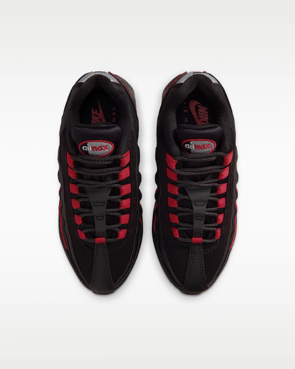 Кроссовки Nike Air Max 95 Big Bubble для детей, Black/Team Crimson/Wolf Grey/Black — фото 4