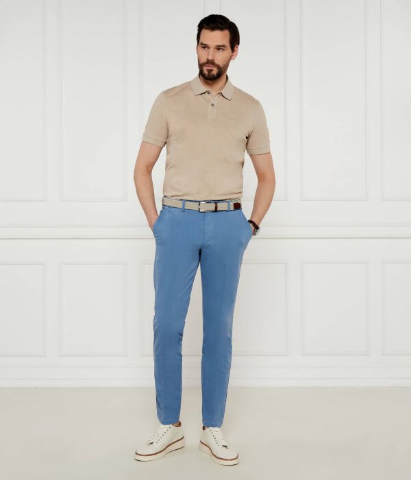 Брюки чинос kaito1 Slim fit Boss, синий — фото 2