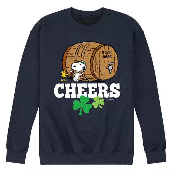 

Мужская флисовая толстовка Peanuts Cheers Root Beer Licensed Character, синий