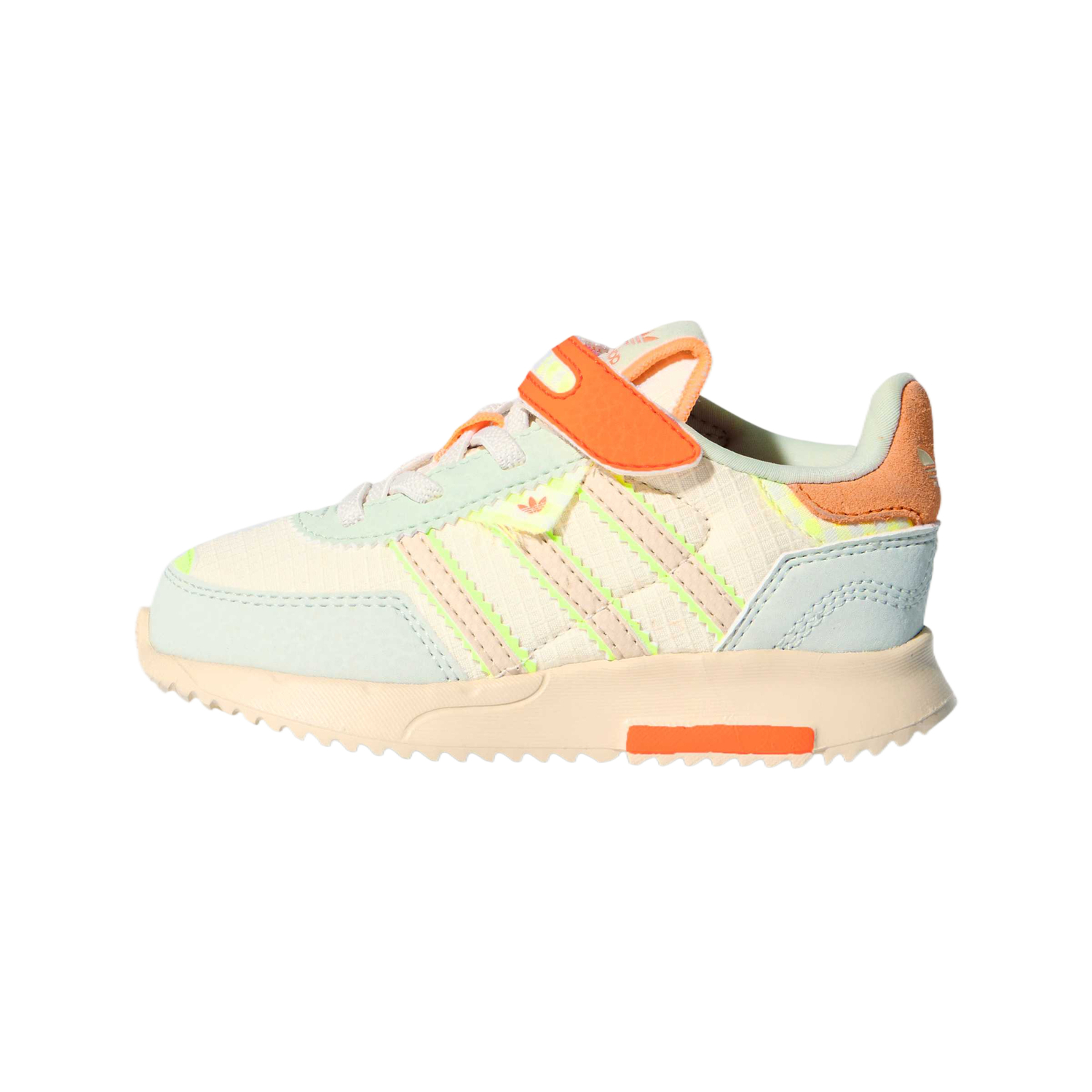 

Retropy F2 Fabric Low top детские кроссовки Adidas Originals, айвори/linen crystal коричневый/linen зеленый