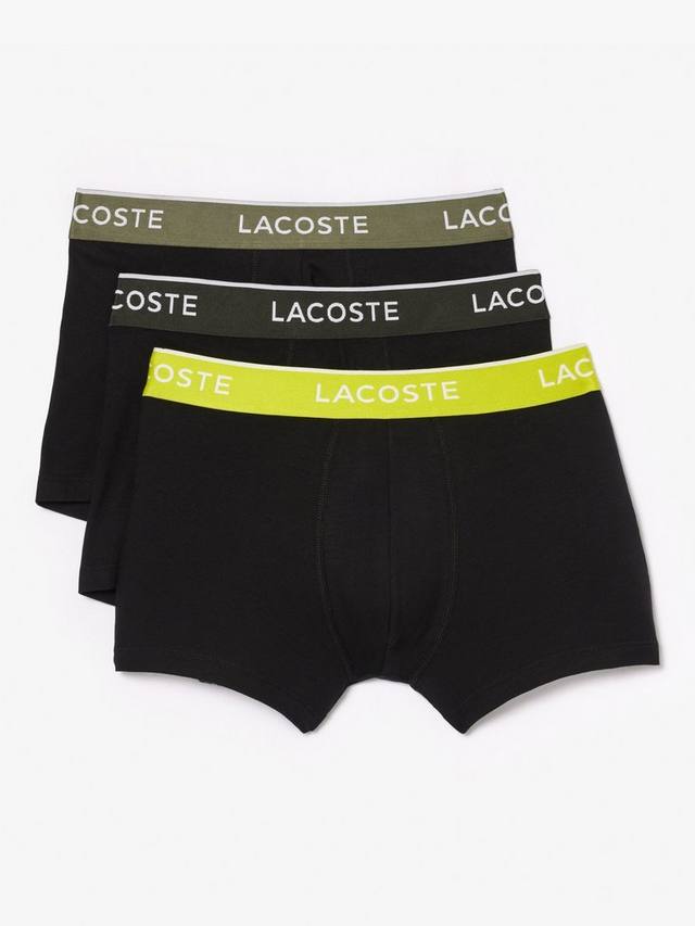 

Плавки из хлопчатобумажной смеси Lacoste, черный