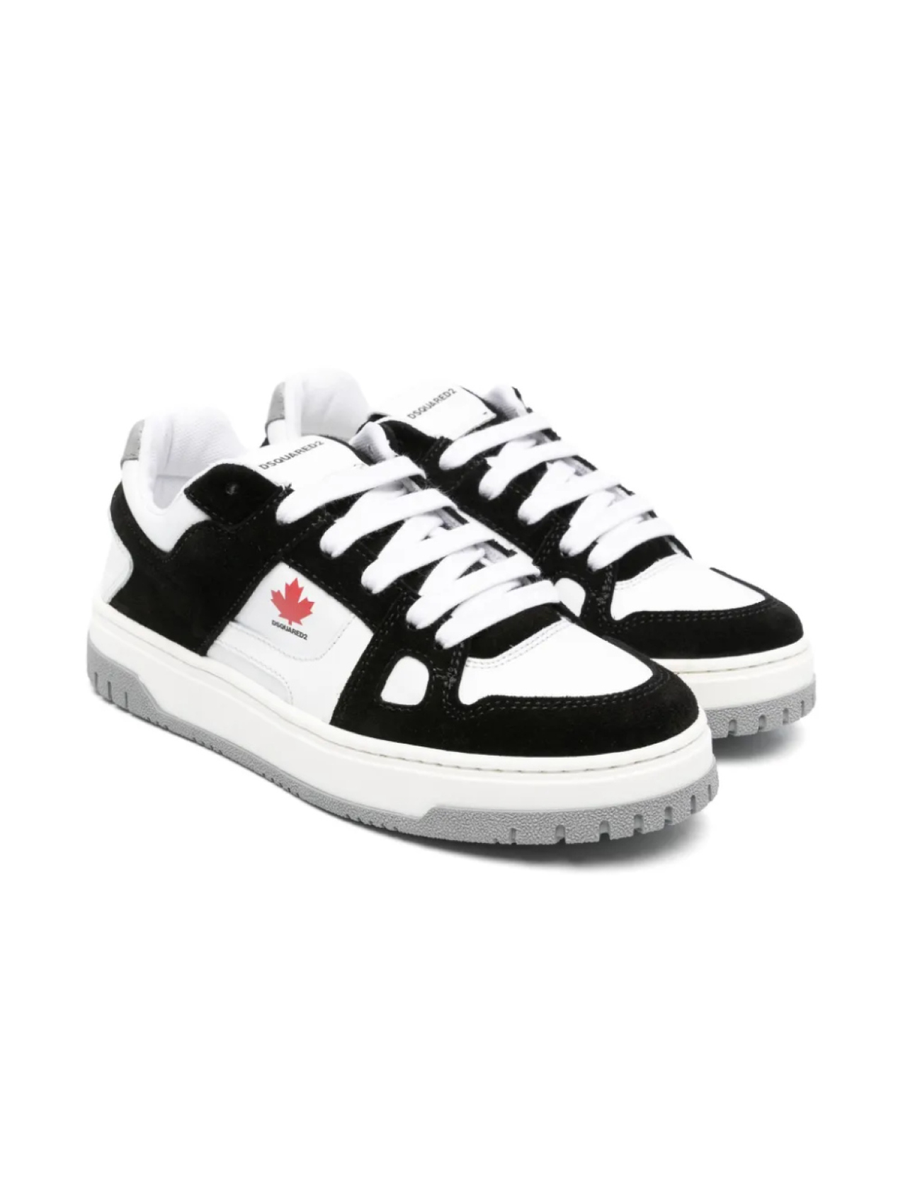

DSQUARED2 KIDS кожаные кроссовки, белый