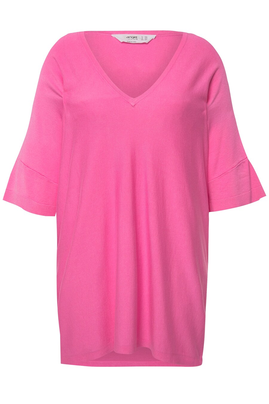 

Свитер большого размера Angel of Style, цвет mottled pink