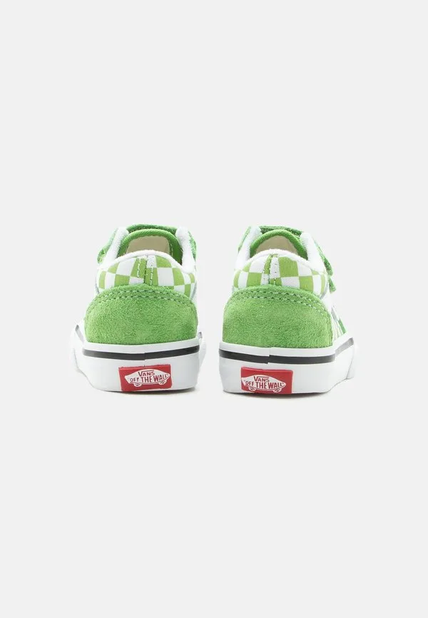 Детские туфли в стиле олдскул Vans, Lime Burst — фото 3