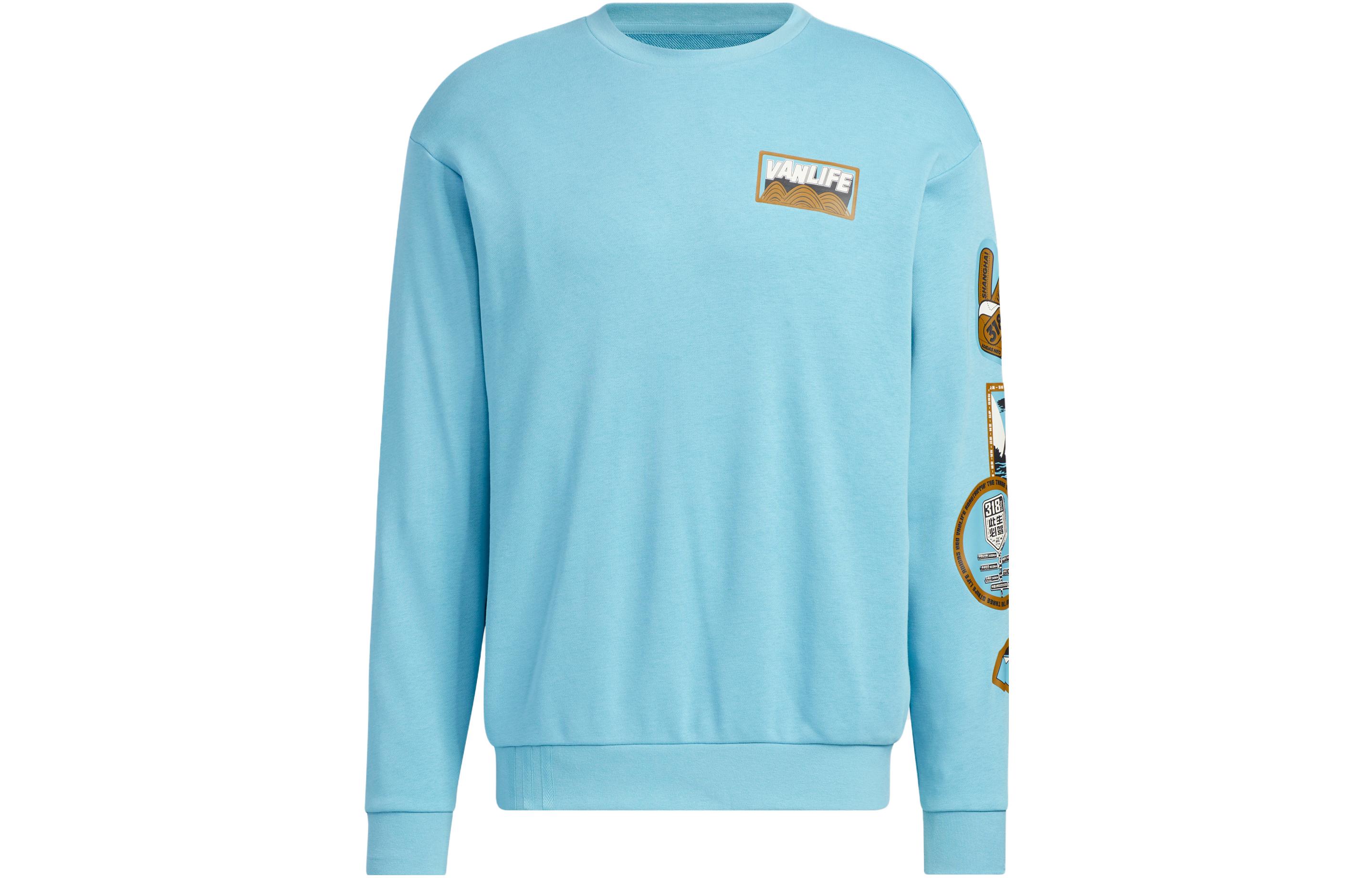 Винтажный синий свитер Unisex Adidas Neo — фото 2