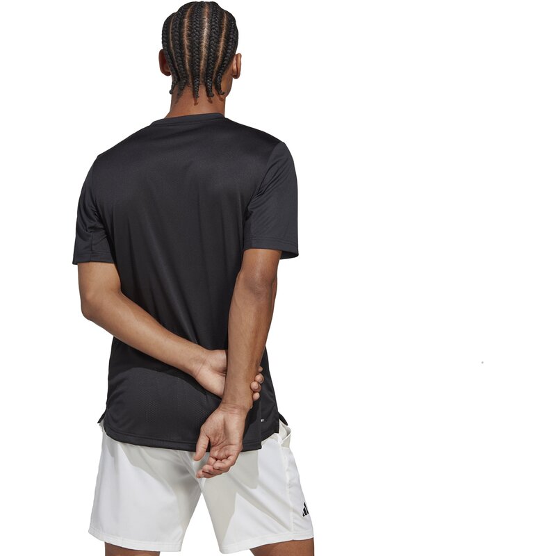 Футболка клубного тенниса Adidas, черный — фото 3