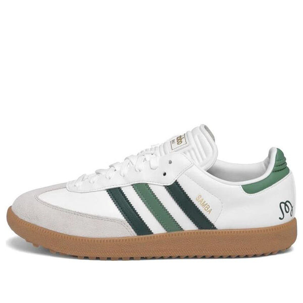 

Кроссовки x malbon golf samba golf 'white preloved green' Adidas, белый