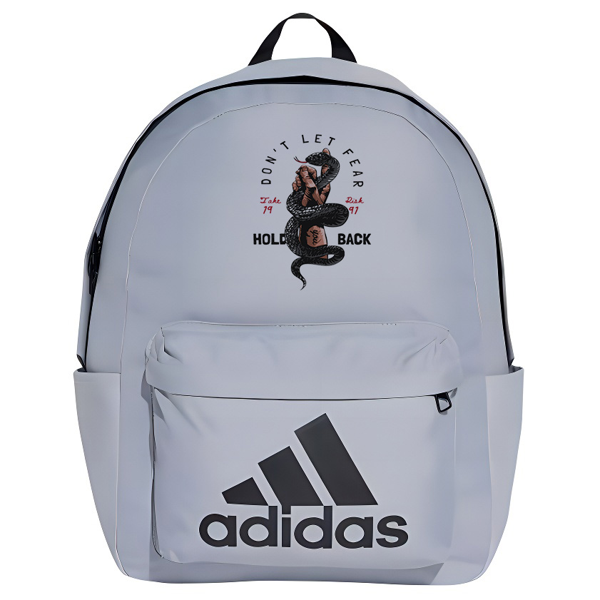 

Adidas Тканевый рюкзак унисекс серый и черный, Snake