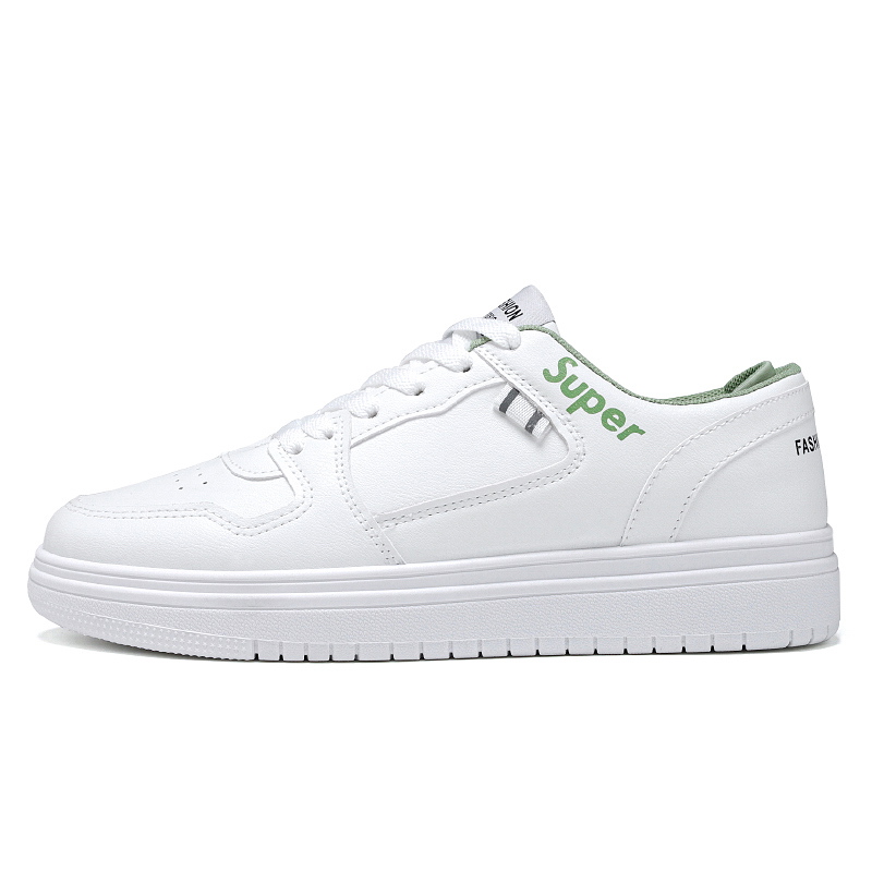 

Sportful Низкие скейтерские кроссовки мужские бело-зеленые, цвет White Green