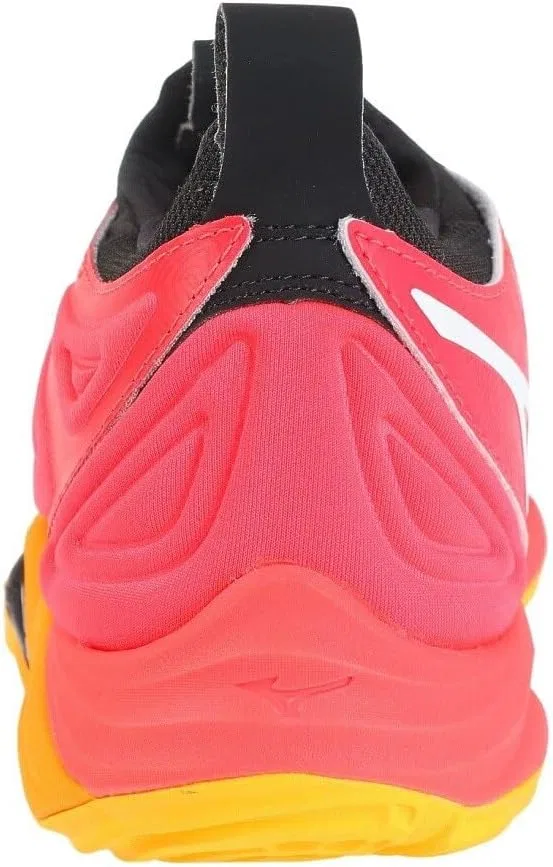 Кроссовки Mizuno унисекс Wave Momentum, Red, Orange, Black — фото 4